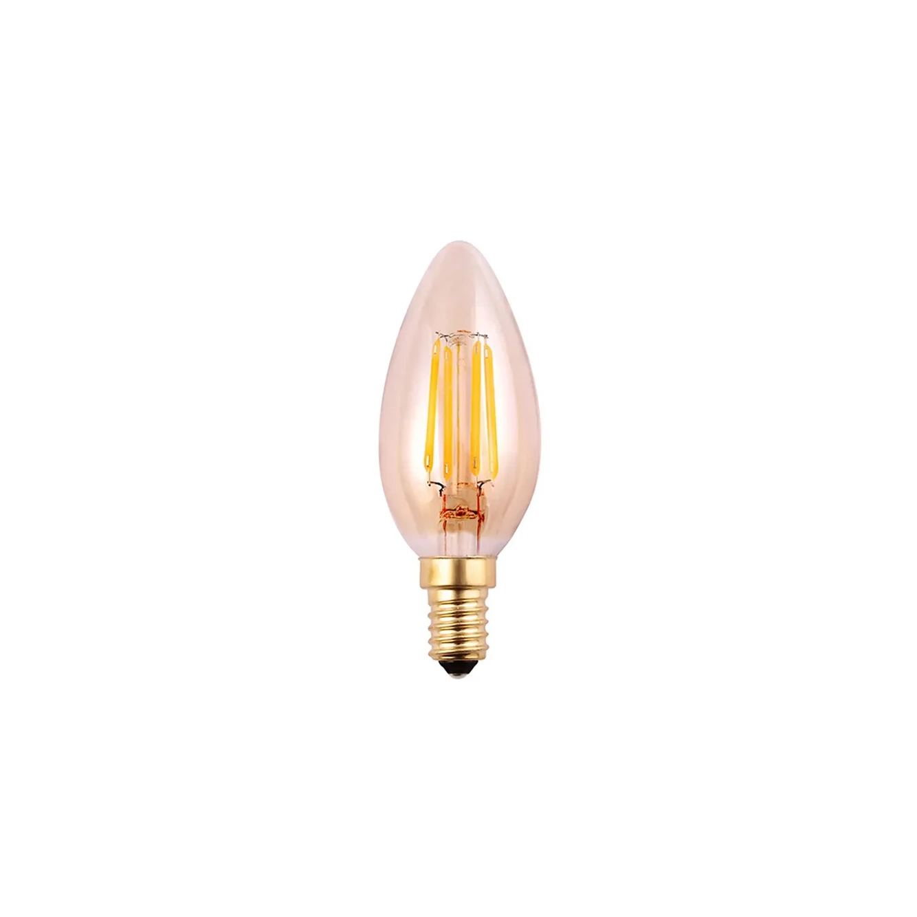 Lâmpada LED com filamento tipo vela C35